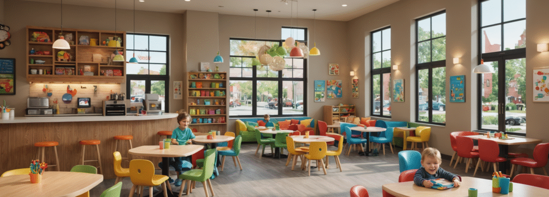 Activités kids-friendly et cafés avec coin jeux