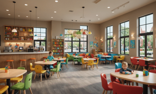 Activités kids-friendly et cafés avec coin jeux