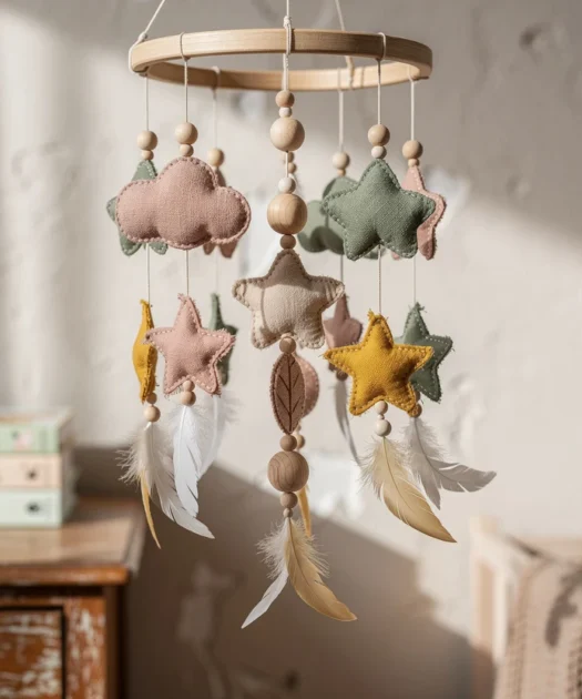 Fabriquez un mobile bohème pour la chambre des enfants : mode d’emploi créatif et DIY