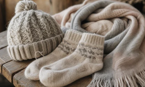 Bonnet, chaussettes et écharpe : ces petits accessoires qui font toute la magie