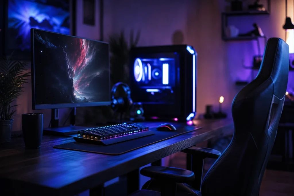 Les néons dans le gaming setup : l&rsquo;éclairage des pro-gamers à la loupe