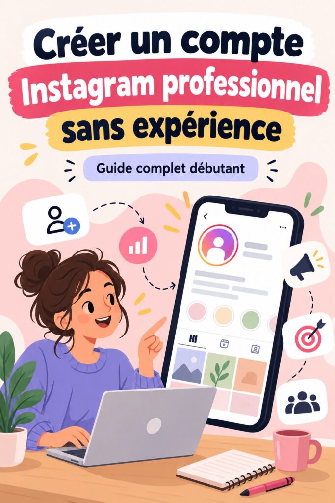 Créer un compte Instagram professionnel sans expérience