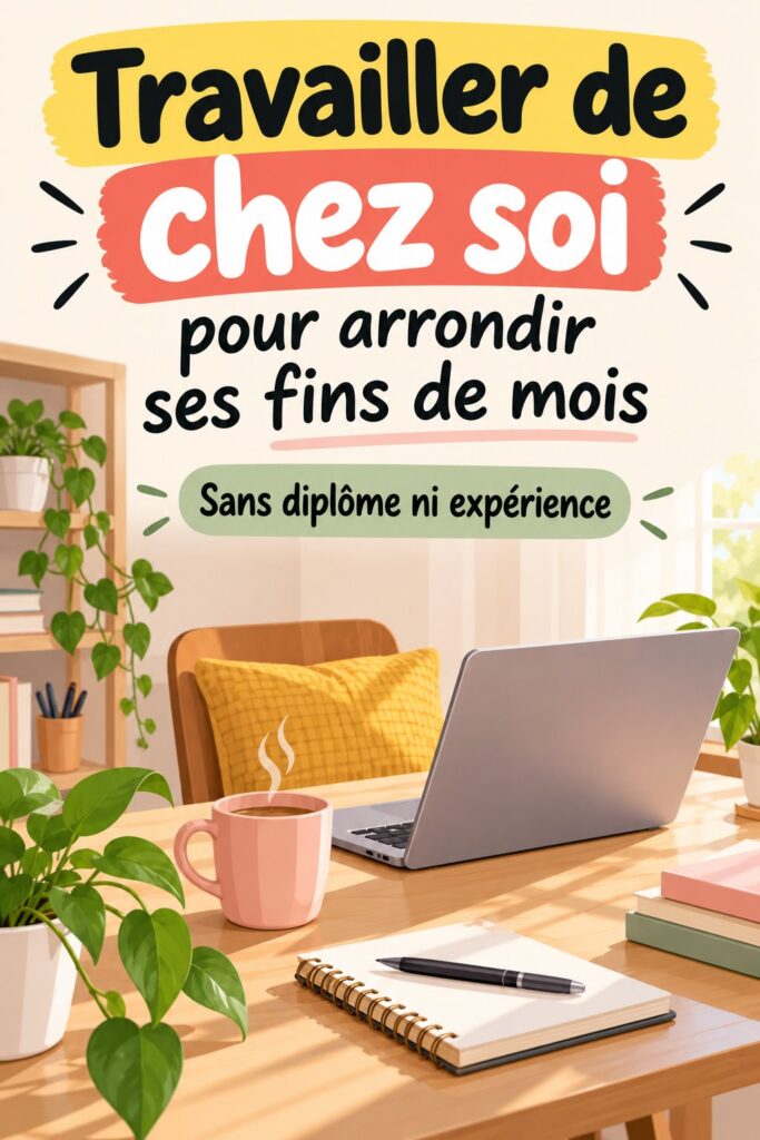 Travailler de chez soi pour arrondir ses fins de mois