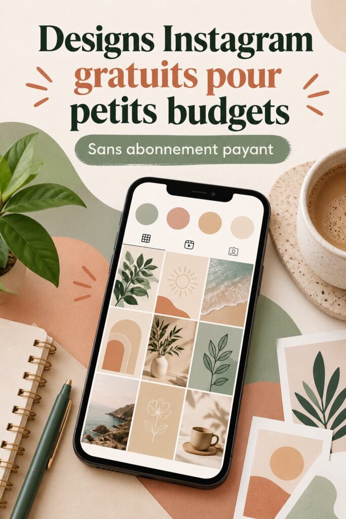 Designs Instagram gratuits pour petits budgets